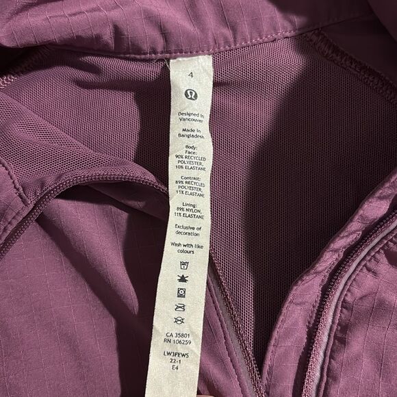 Lululemon Stretch Ripstop Running Half-Zip - Picture 3 of 4